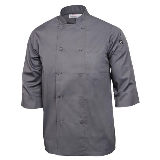 A934-S Chef Works unisex koksbuis grijs S