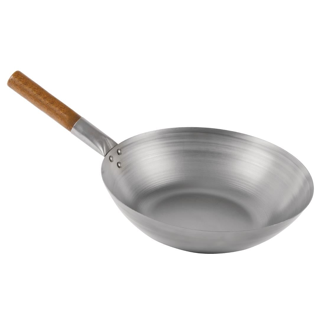 GJ494 London Wok wok met platte bodem 33cm