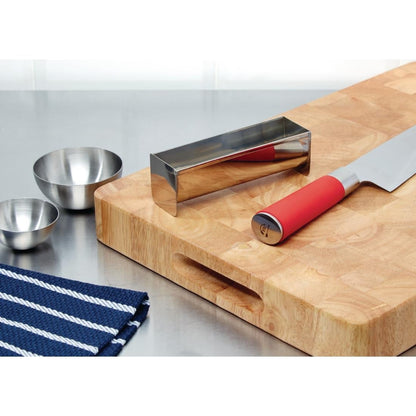 E589 Vogue RVS paté- en terrinevorm U-vorm 13,5cm