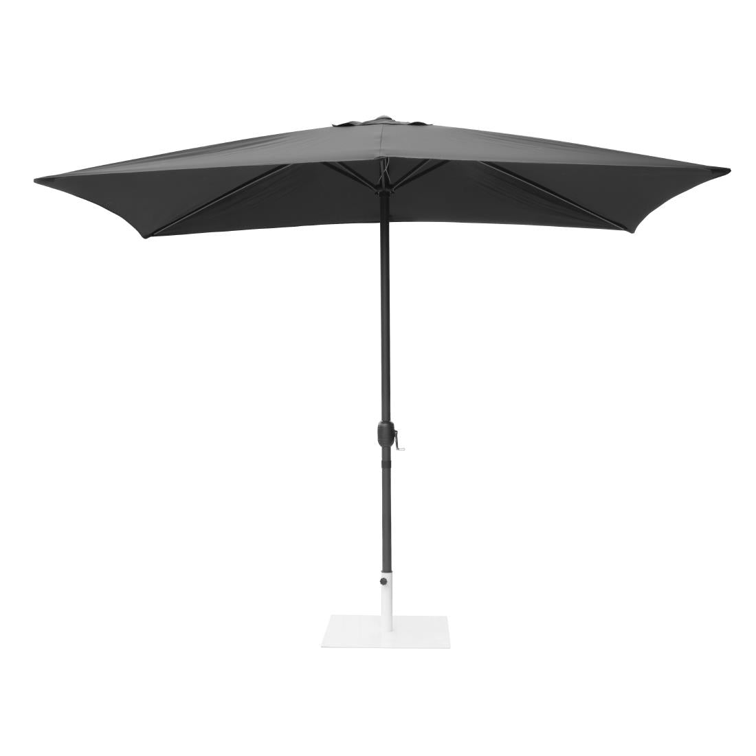 DZ871 Bolero Sevilla Vierkante Parasol 2X3M Zwart