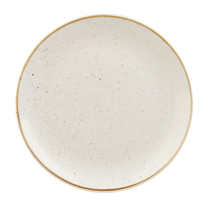 GM685 Churchill Stonecast Barley White Coupe Bord 28.8cm (12 stuks)