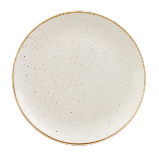 GM685 Churchill Stonecast Barley White Coupe Bord 28.8cm (12 stuks)