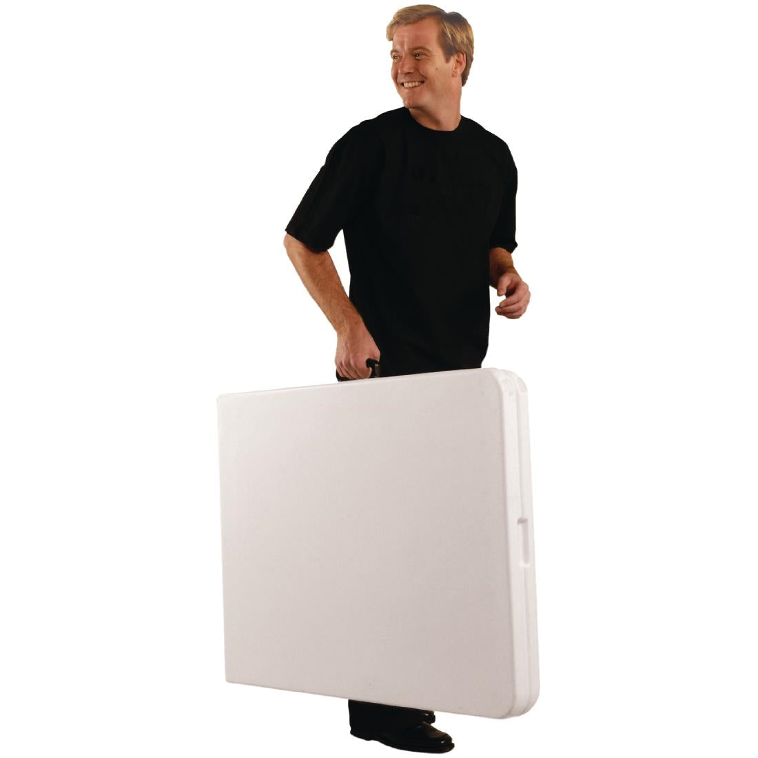 LL001 Bolero Rechthoekige middenvouwtafel 6ft wit