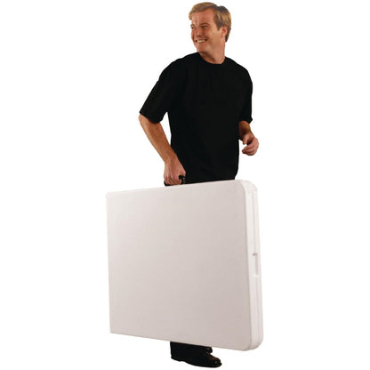 LL001 Bolero Rechthoekige middenvouwtafel 6ft wit