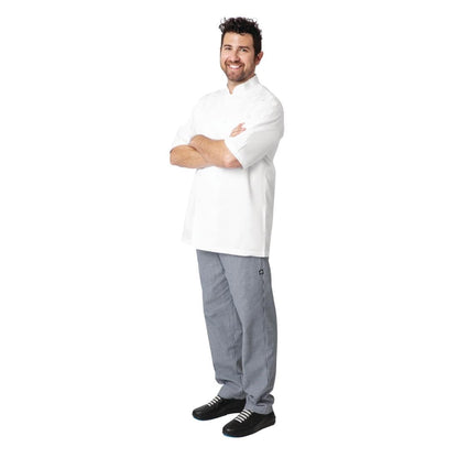A914-L Chef Works Montreal Cool Vent uniseks koksbuis wit L