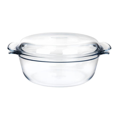 P590 Pyrex ronde glazen casserole 5,1Ltr