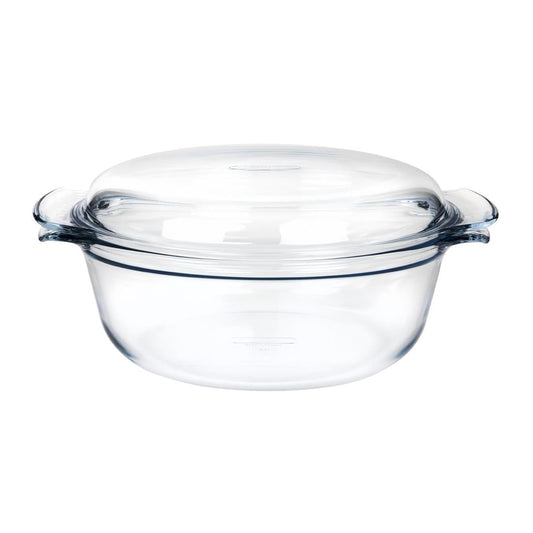 P590 Pyrex ronde glazen casserole 5,1Ltr