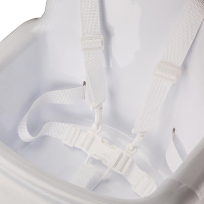 CY599 Bolero RVS & polypropyleen kinderstoel wit