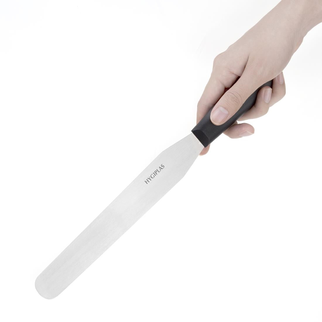 D406 Hygiplas recht paletmes 25,5cm zwart