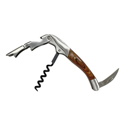 CX007 Beaumont Deluxe Kurkentrekker Met Houten Handvat