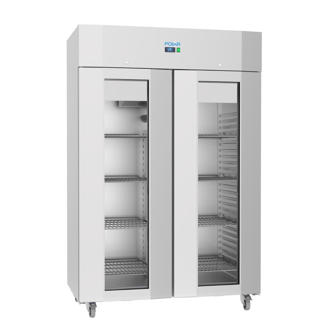 UA042 Polar U-Serie Energiezuinige Dubbele Deur Staande Display Koelkast