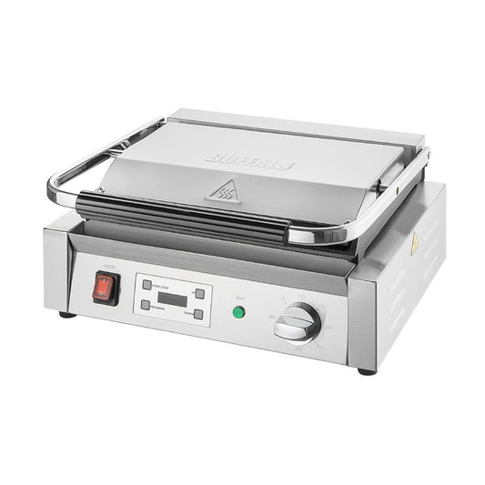 CU607 Buffalo Extra Grote Contactgrill Enkelvoudige Vlakke Plaat