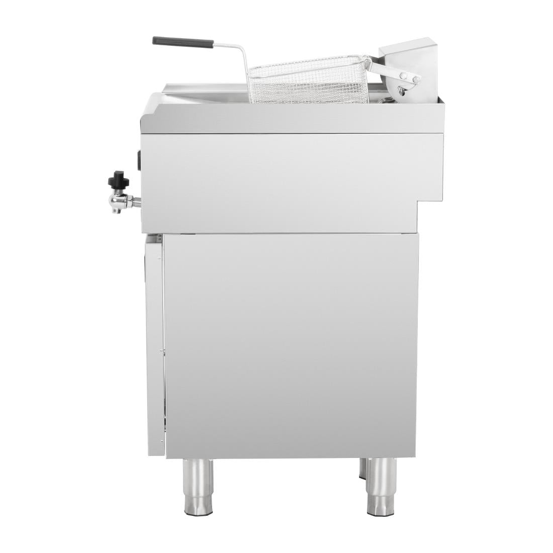 SA781 Buffalo 600 Serie Vrijstaande Enkele Tank Elektrische Friteuse 8Ltr
