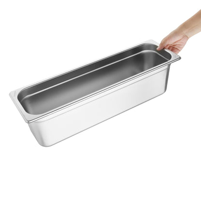 FU264 Vogue Roestvrijstalen Gastronorm 2/4 Bak 150mm
