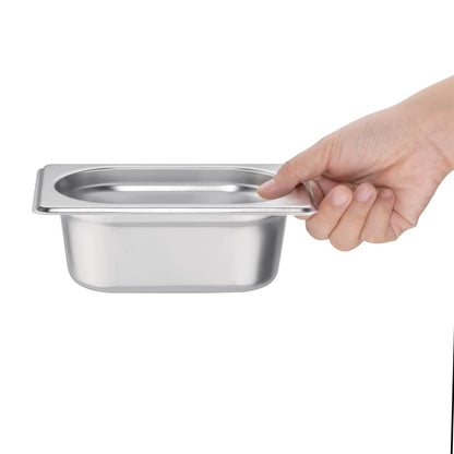K824 Vogue roestvrijstalen 1/9 gastronorm bak 65mm
