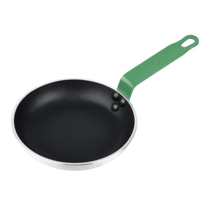 FB470 Hygiplas Teflon Platinum Plus anti-aanbak koekenpan 200mm groen handvat