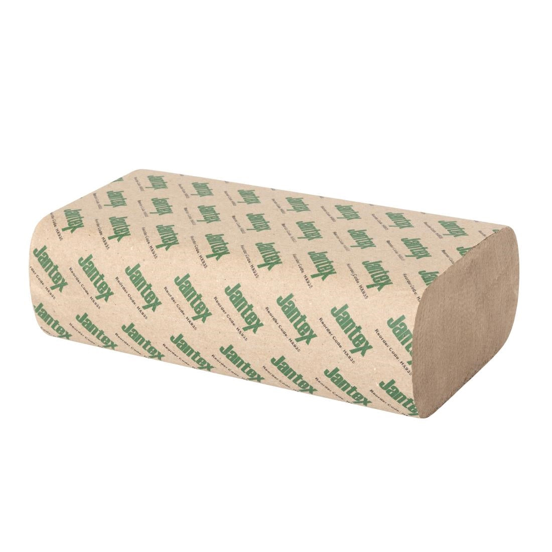 HX935 Jantex Groen 100% Gerecyclede Z-Vouw Handdoeken 2-laags (2250 Vellen)
