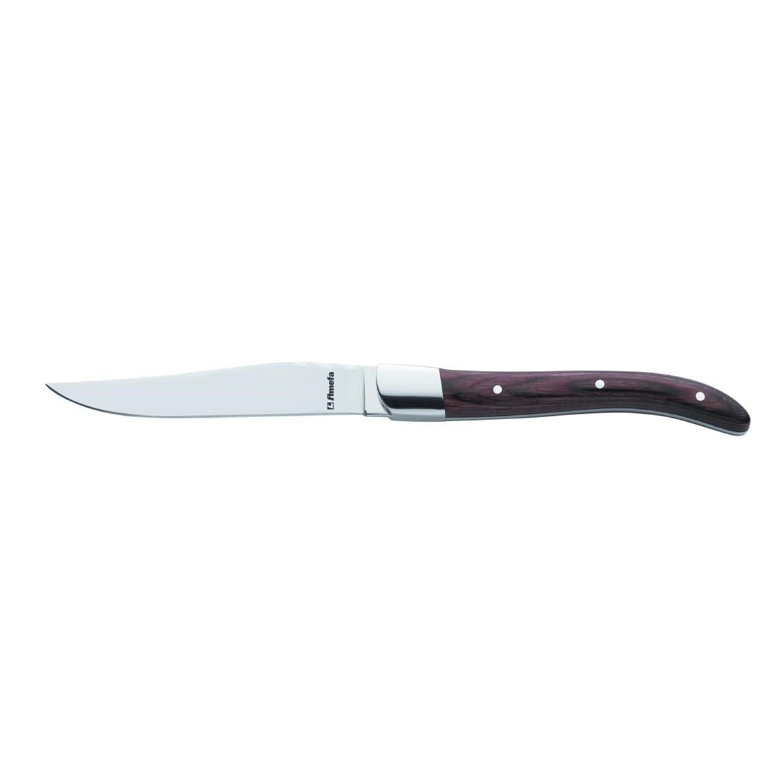 CU065 Amefa Royal Steakmes Palissanderhout (6 stuks)