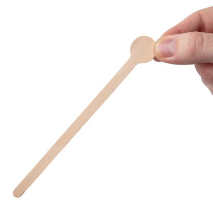 DB493 Fiesta Compostable biologisch afbreekbare houten cocktail roerstaafjes 15cm (100 stuks)