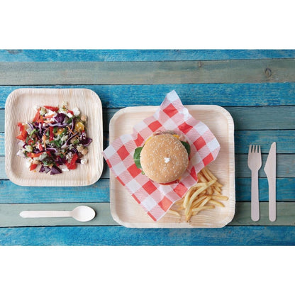 CD904 Fiesta Compostable biologisch afbreekbare houten dessertlepels 16,6cm (100 stuks)