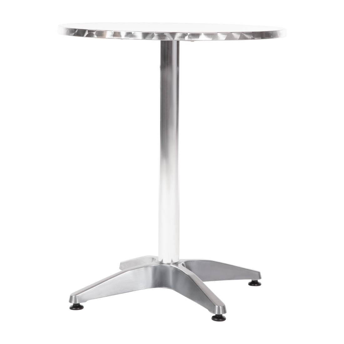U425 Bolero Bistro ronde RVS tafel 60cm grijs