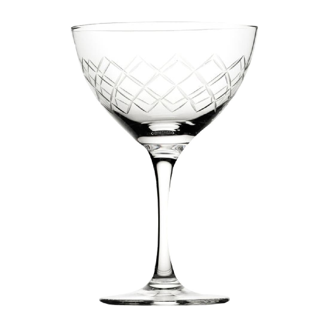 CZ052 Utopia Raffles Diamond Martiniglazen 190ml (6 stuks)