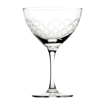 CZ052 Utopia Raffles Diamond Martiniglazen 190ml (6 stuks)
