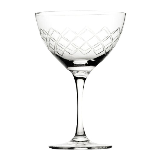 CZ052 Utopia Raffles Diamond Martiniglazen 190ml (6 stuks)