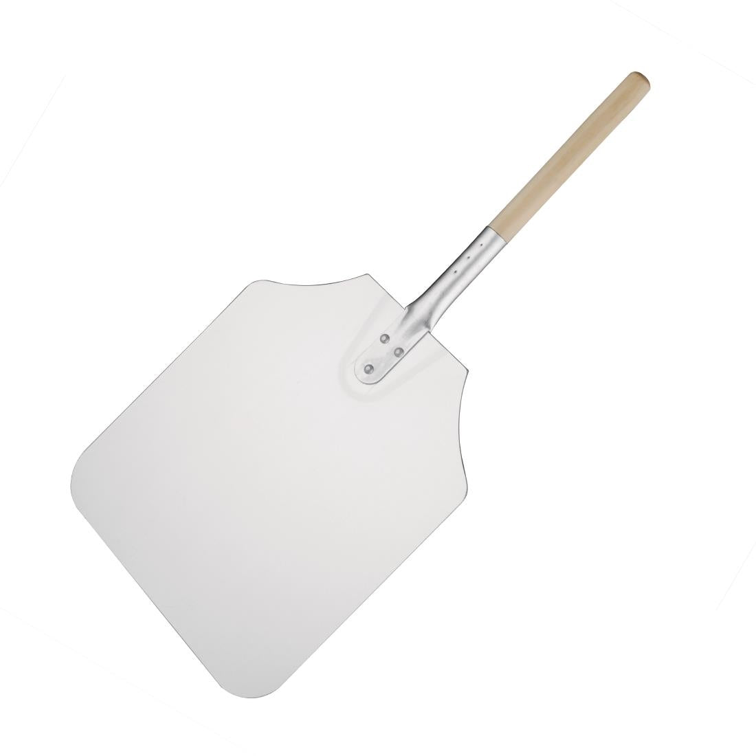 GE208 Vogue houten handvat aluminium pizza schep 31x36cm