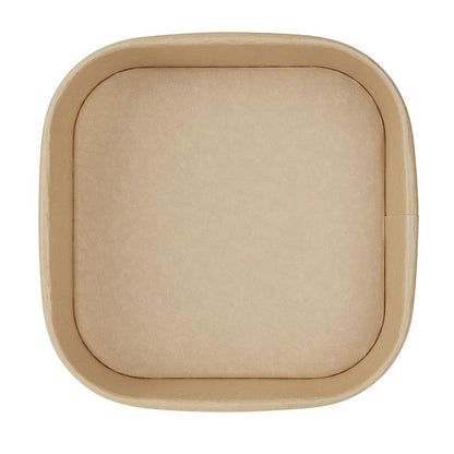 HW016 Fiesta Recycleerbare Vierkante Container Bodes 1000ml (300 stuks)