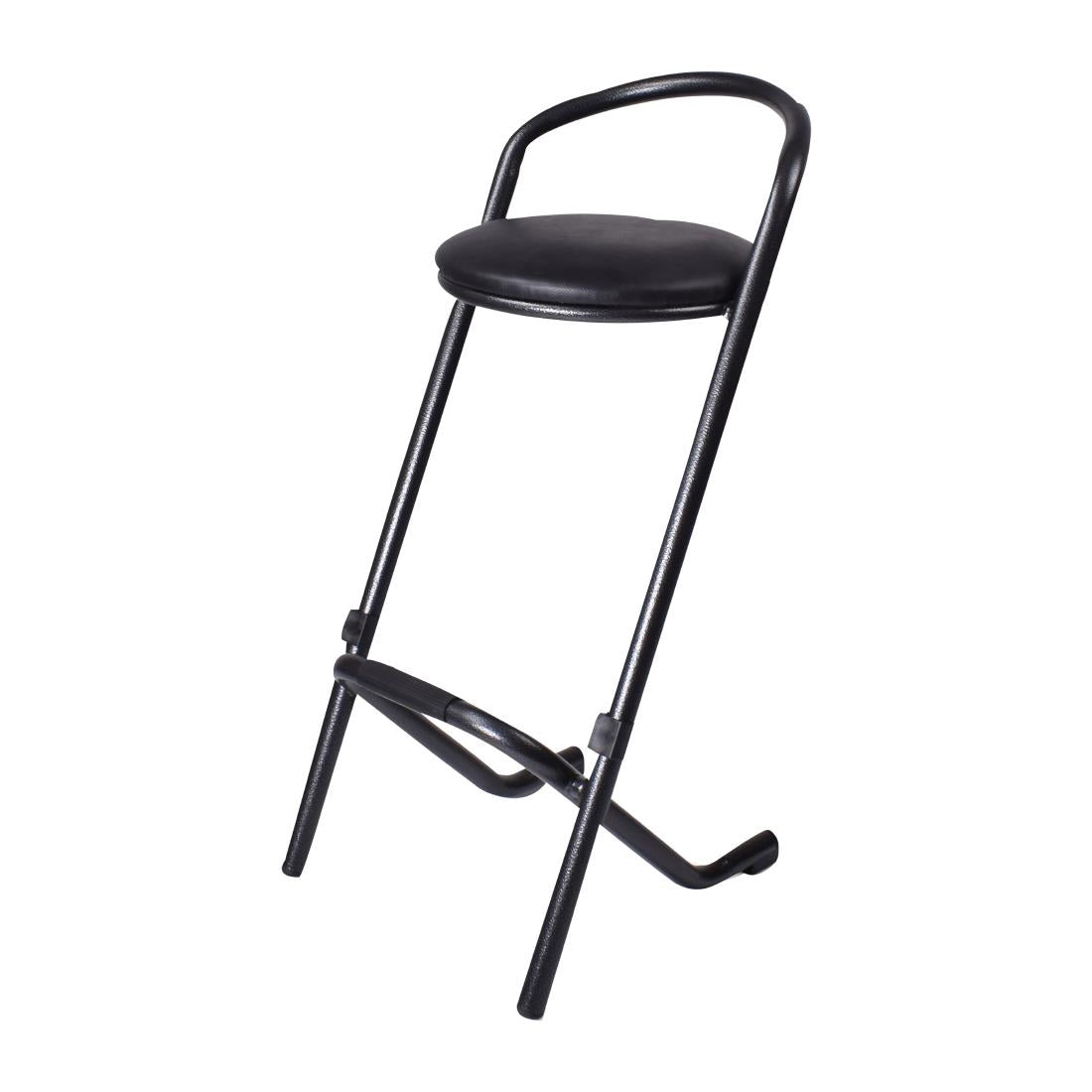 FW579 Stapelbare indoor barkruk Utrecht grijs (2 stuks)