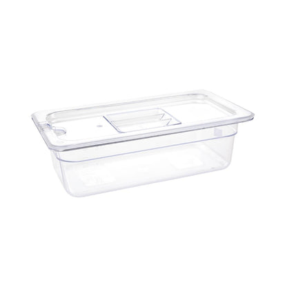U233 Vogue polycarbonaat 1/3 gastronorm container 100mm transparant