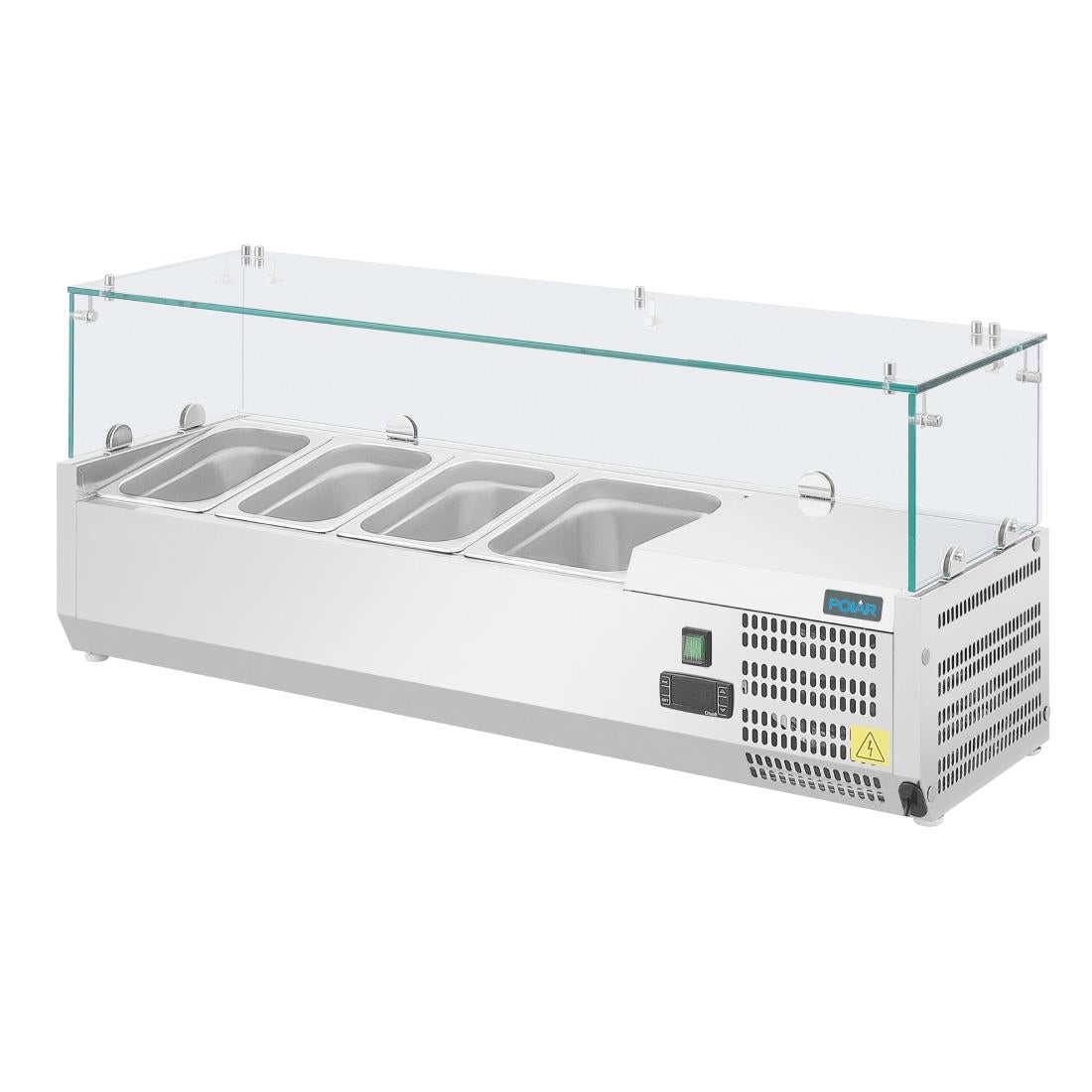 GD875 Polar G-serie opzetkoelvitrine 3x GN 1/3 en 1x GN 1/2