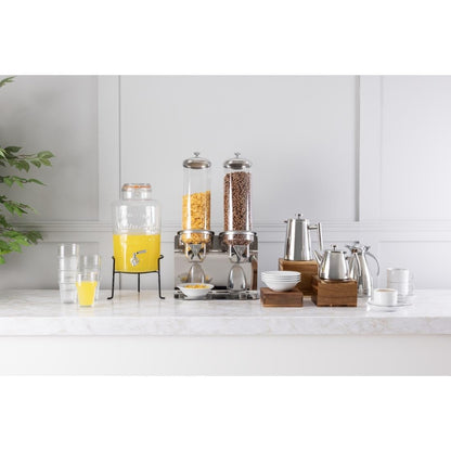 HC897 Olympia Graandispenser Dubbel 2X 4Ltr