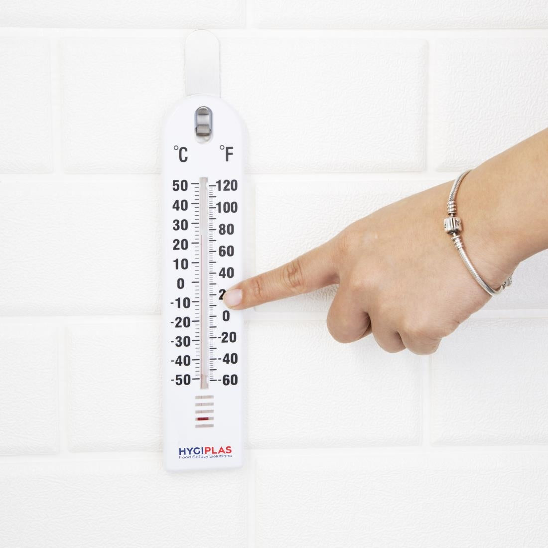 J228 Hygiplas wandthermometer