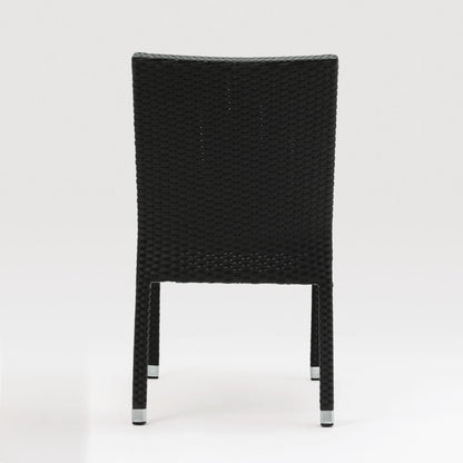 CF159 Bolero polyrotan stoelen antraciet (4 stuks)