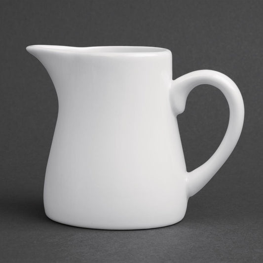 U819 Olympia Whiteware melkkannetjes met handvat 170ml (6 stuks)