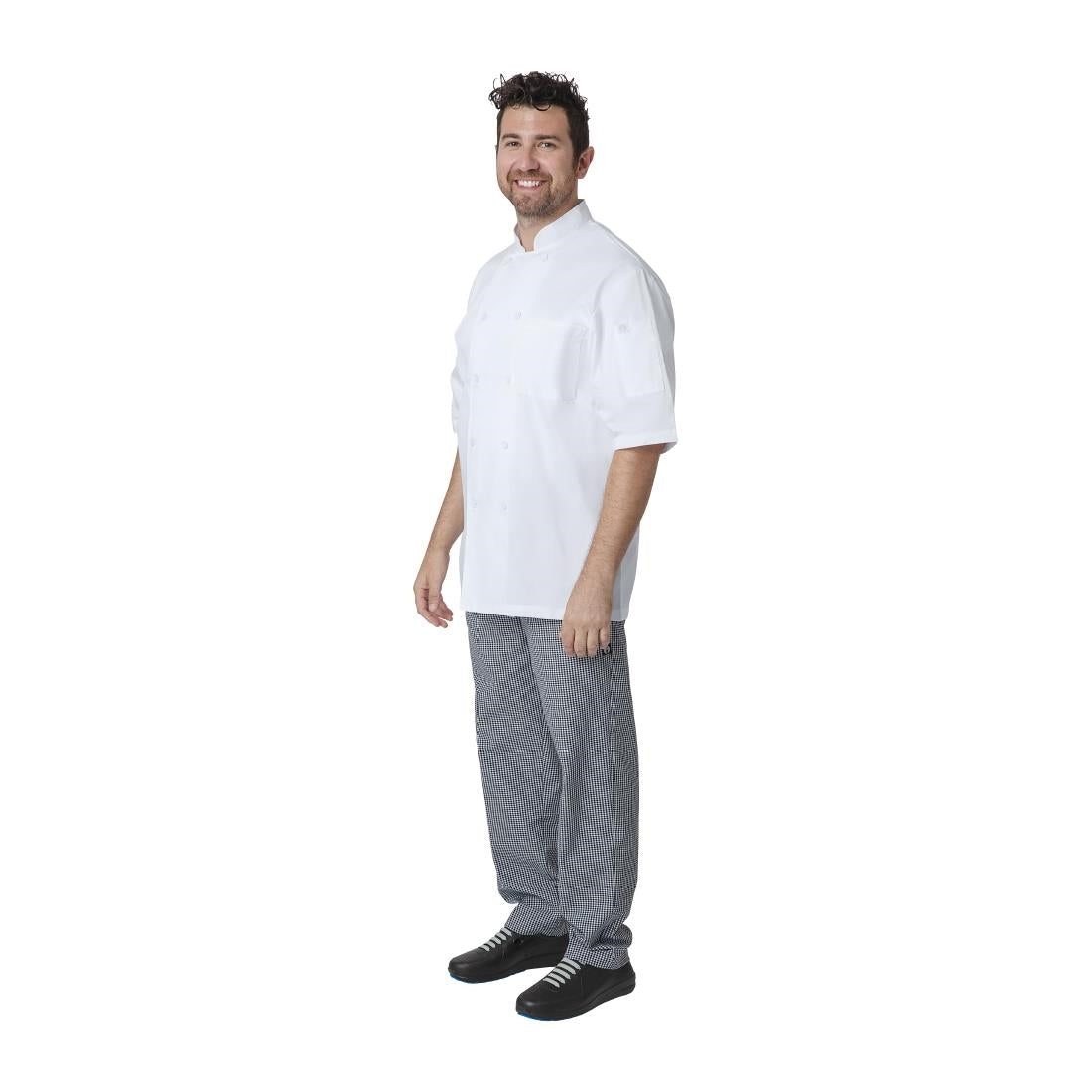 A914-XS Chef Works Montreal Cool Vent unisex koksbuis wit XS