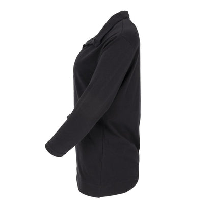 B038-XS Uniform Works dames T-shirt met V-hals zwart XS