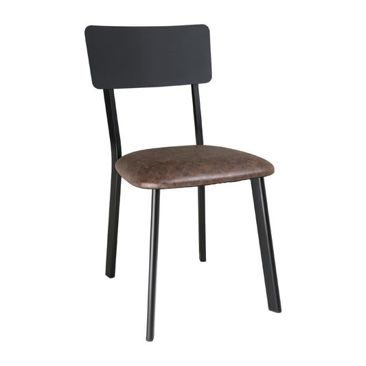 DR301 Bolero vintage stoel mokka (4 stuks)