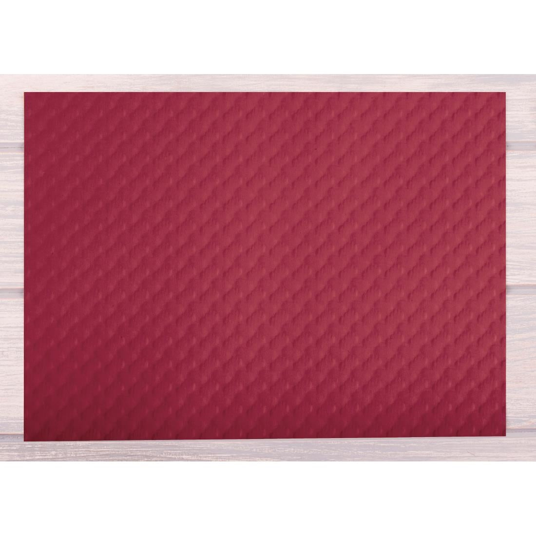 DP196 Papieren placemat bordeaux (500 stuks)