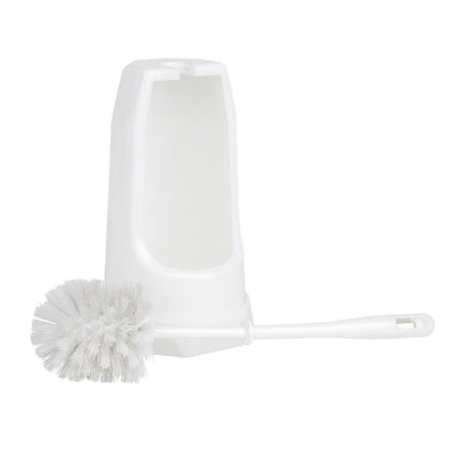 HX386 Jantex ronde toiletborstel & houder - Wit