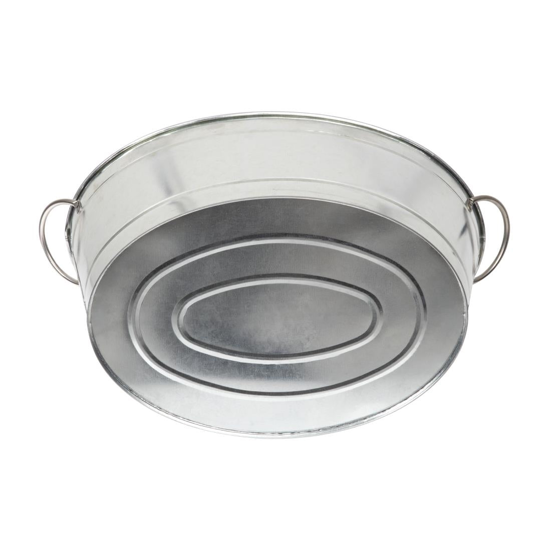 GK919 Beaumont gegalvaniseerd stalen champagnebowl