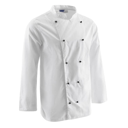 DL710-M Whites Chicago unisex koksbuis lange mouw wit M
