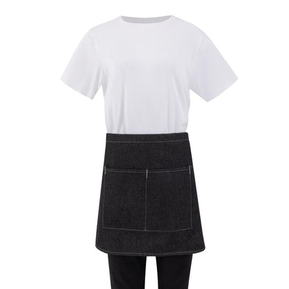 B995 Southside bistroschort zwart denim 40x76cm