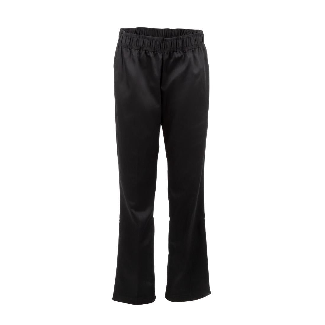 B223-XL Chef Works Basic Baggy dames koksbroek zwart XL