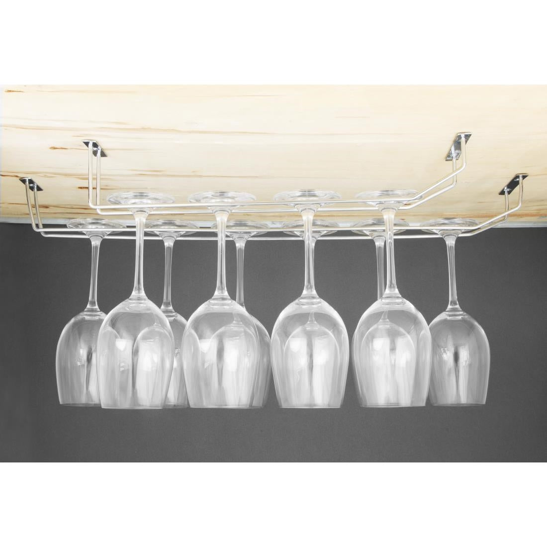CE308 Olympia glazenrek verchroomd 61cm