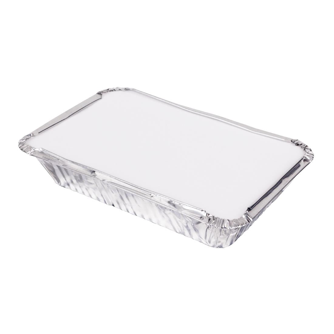 DP261 Fiesta Recyclebare Papieren Deksels Voor Foliecontainers Van 725ml (500 Stuks)