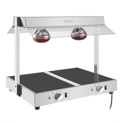 HT760 Buffalo Voedselverwarmer Met Portaal 2X GN 1/1