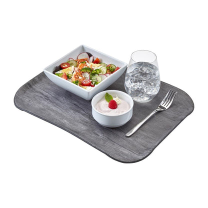 FE491 Cambro Versa Dienblad Houtnerf Grijs Eik 360 x 460mm